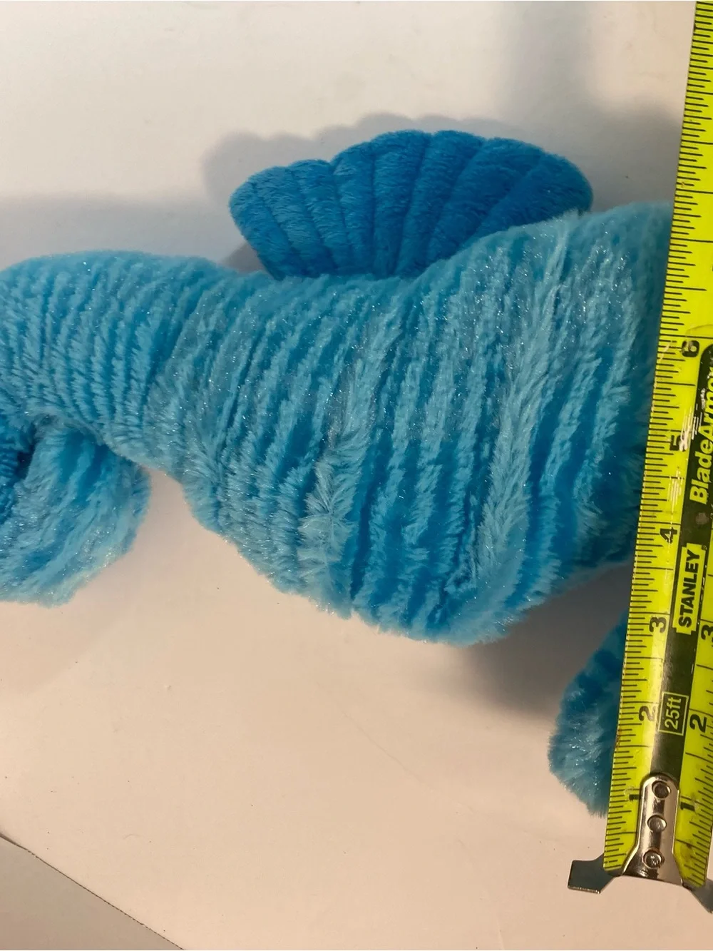Source Unknown Blue Plush Seahorse Stuffed Animal